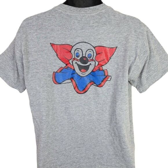 Wadsworth Grizzlies T Shirt Vintage 80s Ohio High School Bozo Clown Mens Medium - Picture 3 of 7